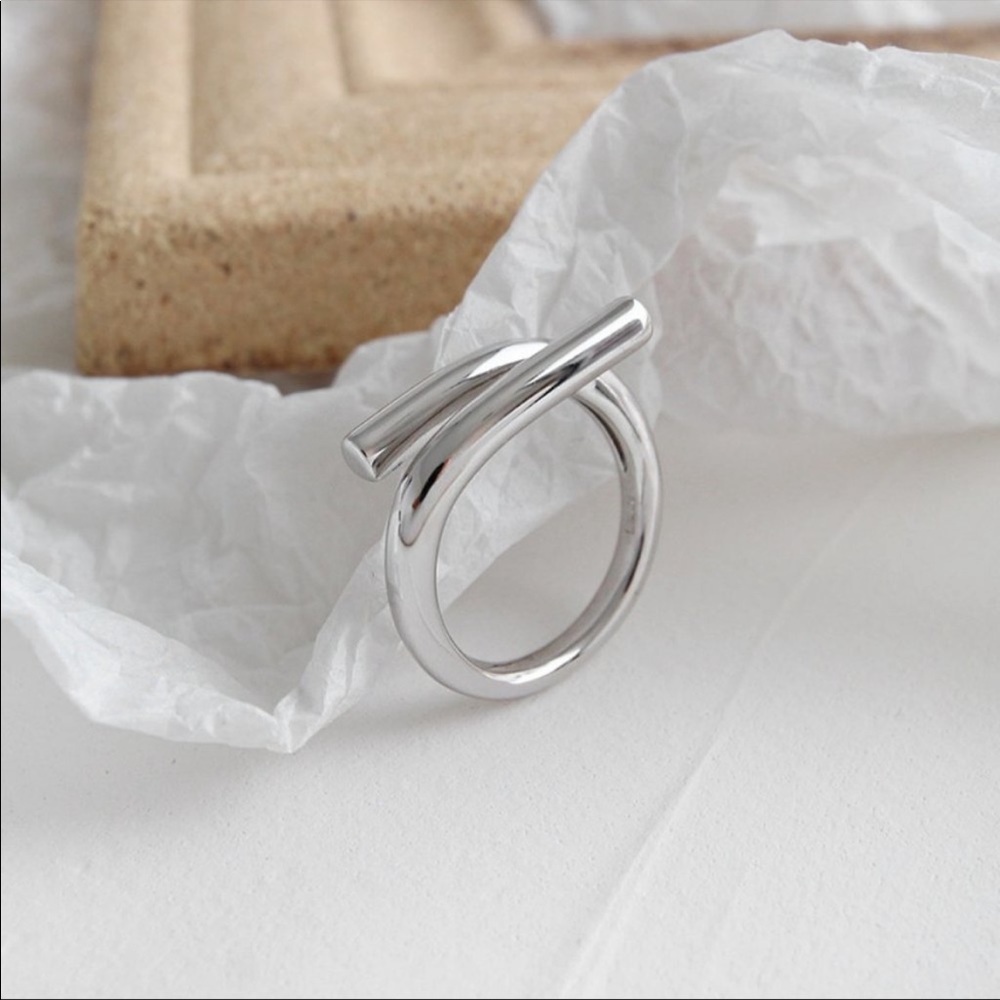 ⭐️ New 925 Sterling Silver Crystal Zircon Ring - Picture 4 of 10